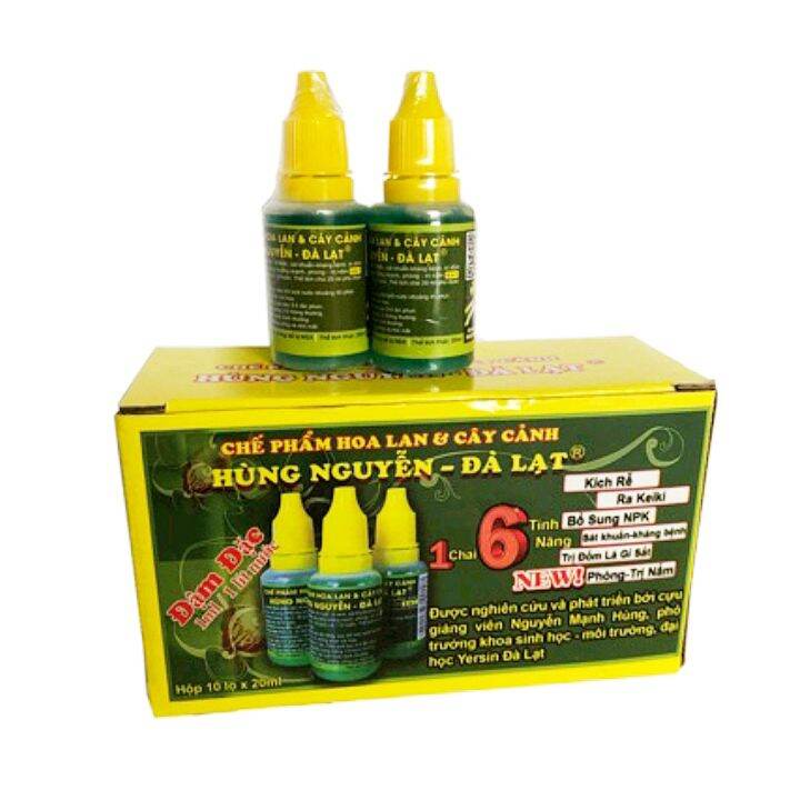 Hộp 10 chai chế phẩm hùng nguyễn- đà lạt 20ml/lọ