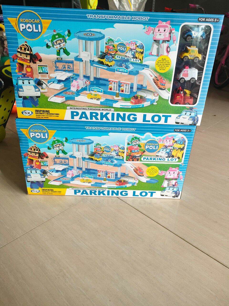 ĐỒ CHƠI 🦄 BÃI ĐỖ XE ĐỘI CỨU HỘ POLI🦄