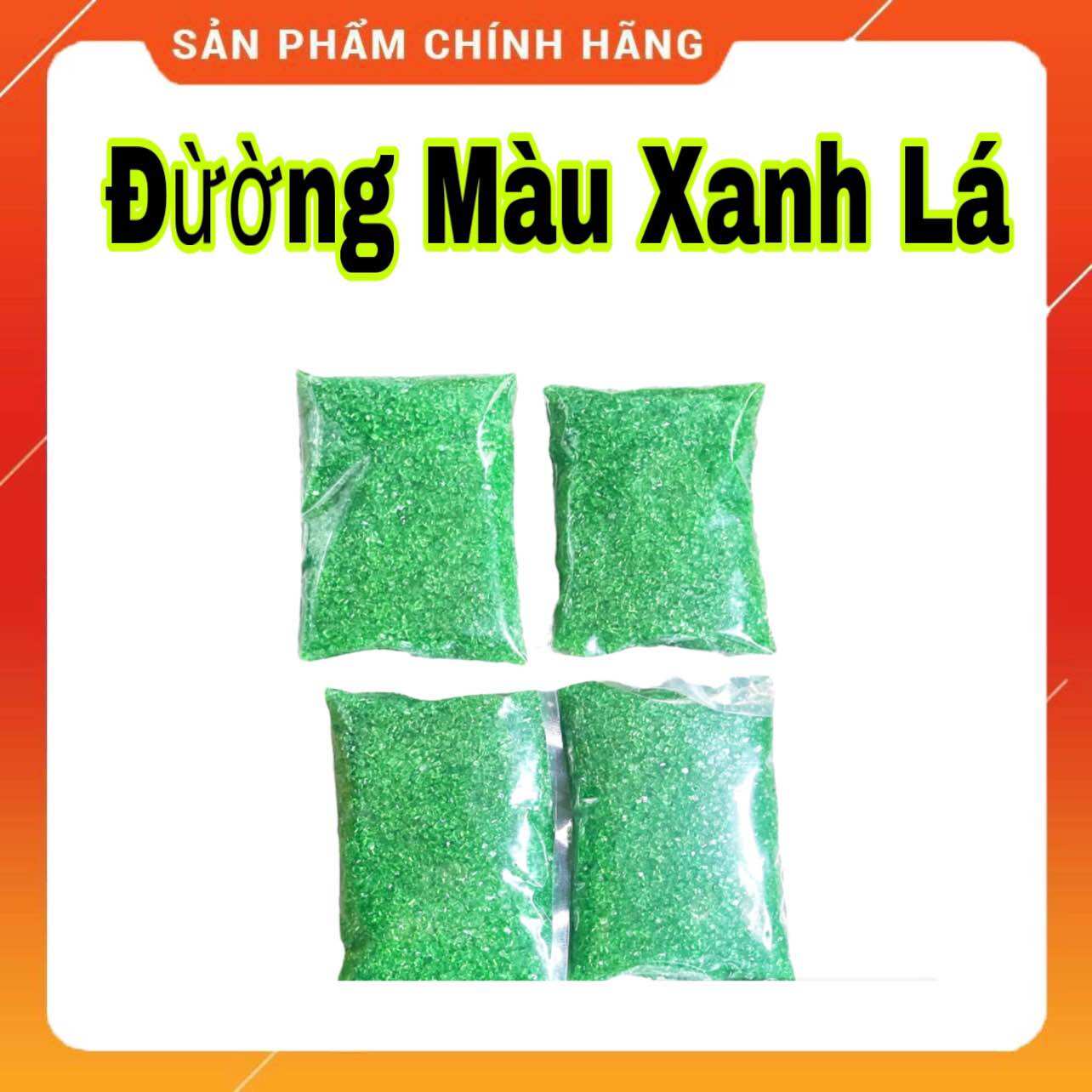 Đường màu làm kẹo bông gòn.