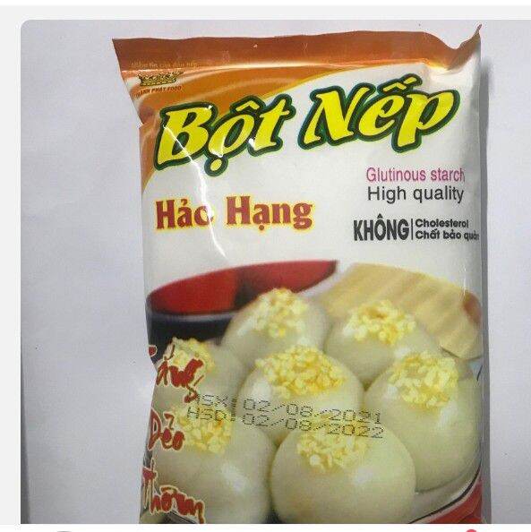 Combo 2 gói bột nếp cái Hoa vàng thơm ngon mỗi gói 400gr 55.000đ tặng kèm hương vani thơm.