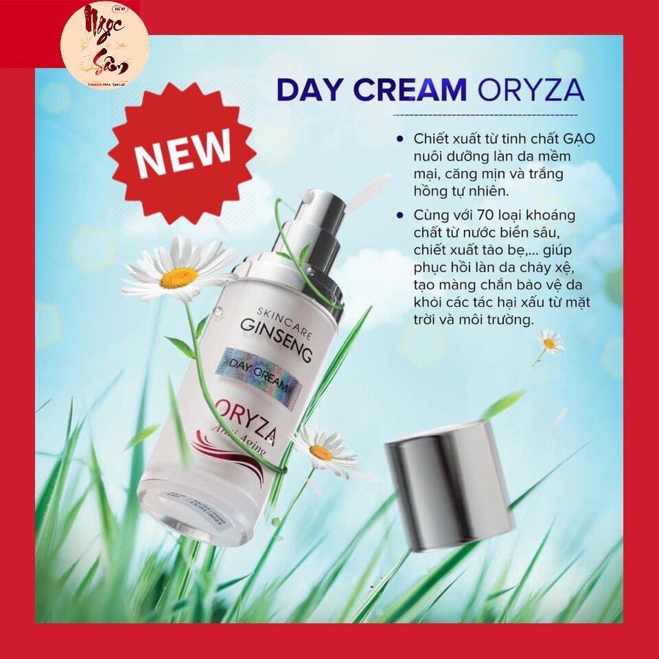 Kem Ngày Oryza Ngọc Sâm Dưỡng Trắng Da Chống Nắng