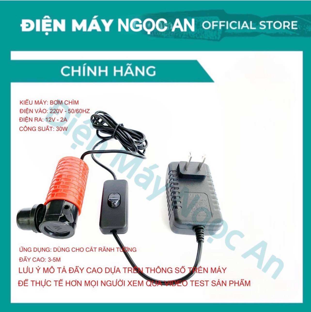Máy Bơm Nước Mini 12v Dùng Cho Máy Cắt Rãnh Tường, Bể Cá