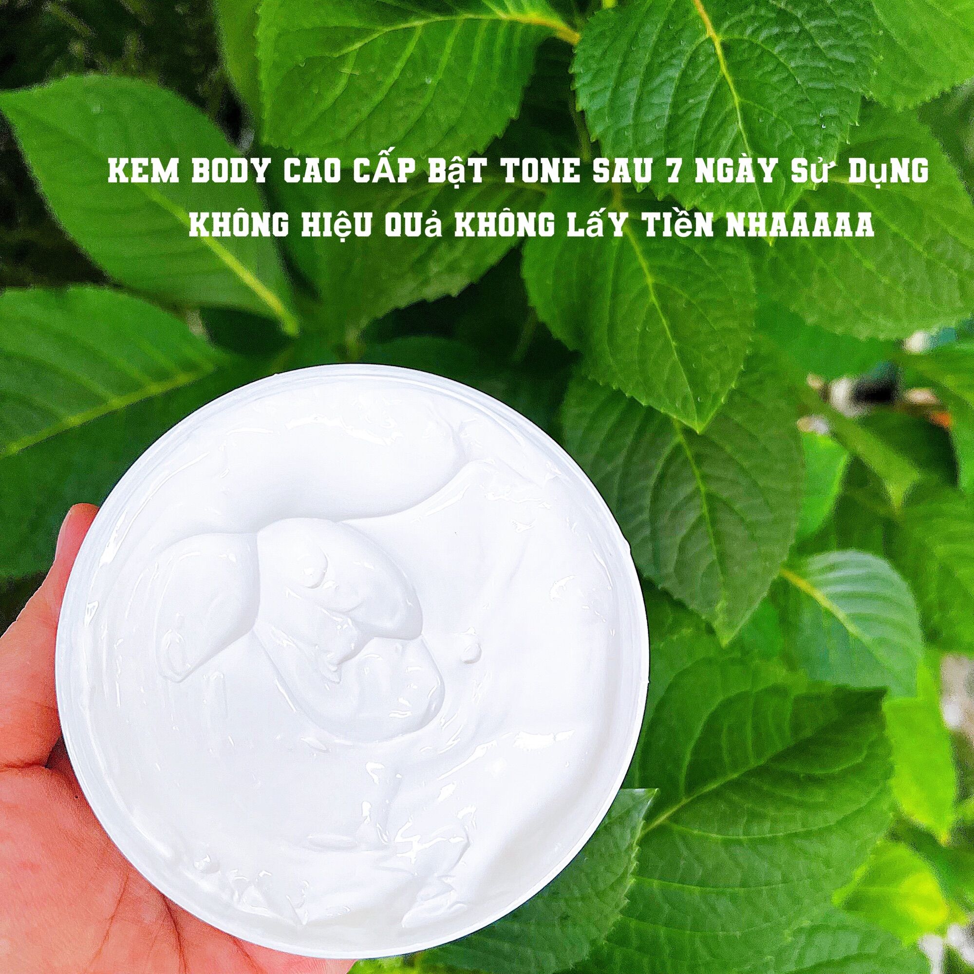 Kem body dưỡng trắng nâng tone da 250gr handmade