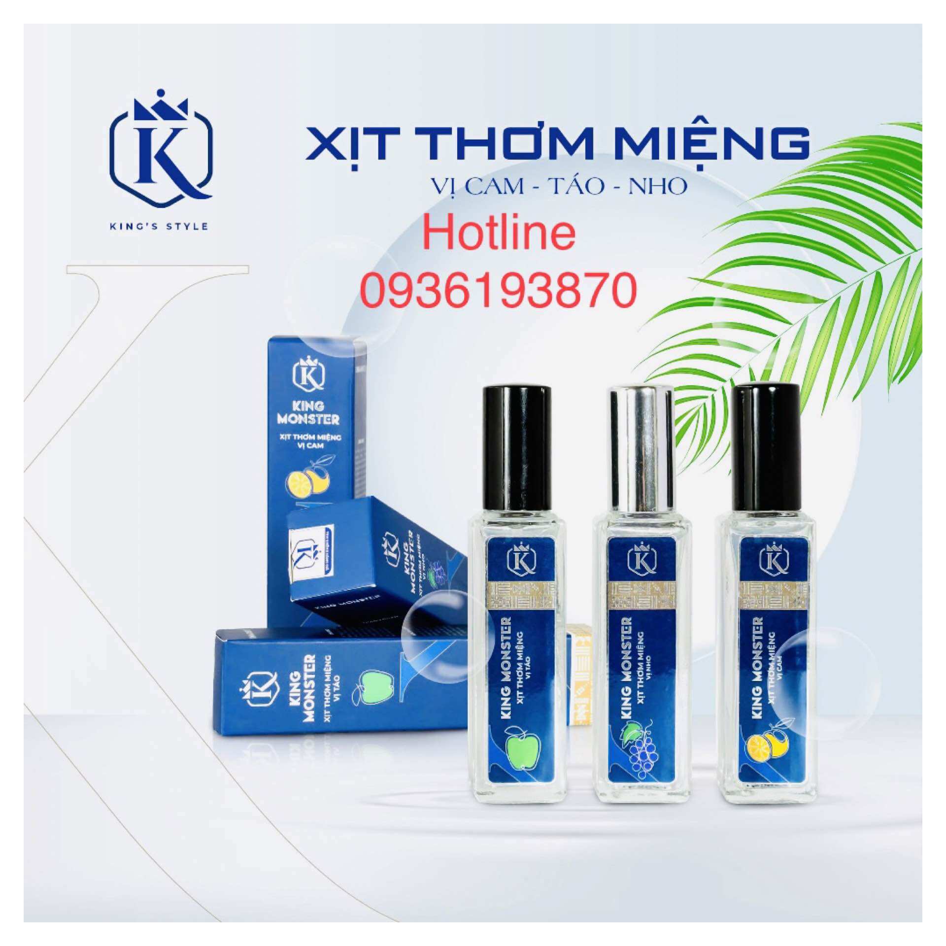 ✅ King Monster Xịt thơm miệng 👍 ❤️ Xịt thơm miệng King monster