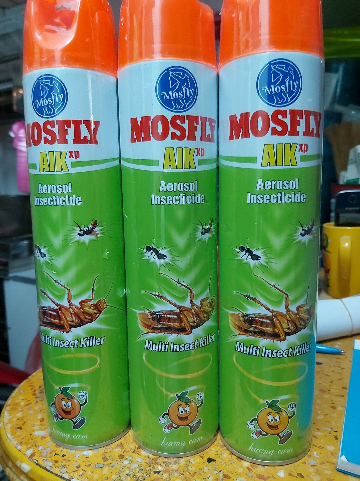 Xịt muỗi mosfly 600ml lốc 3 chai