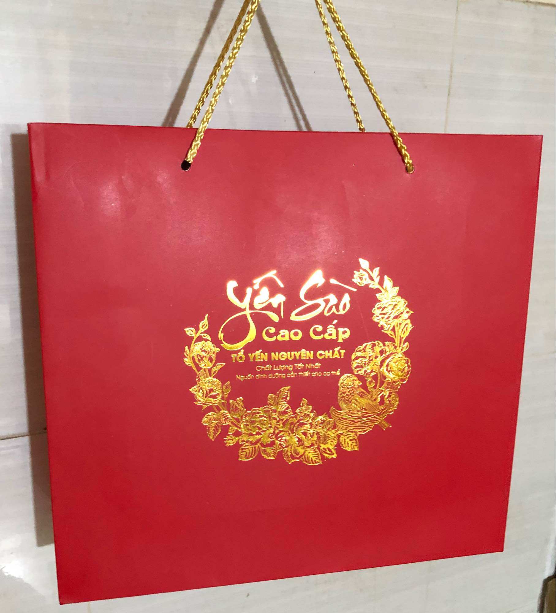 TÚI GIẤY ĐỰNG YẾN SÀO CAO CẤP 100GR