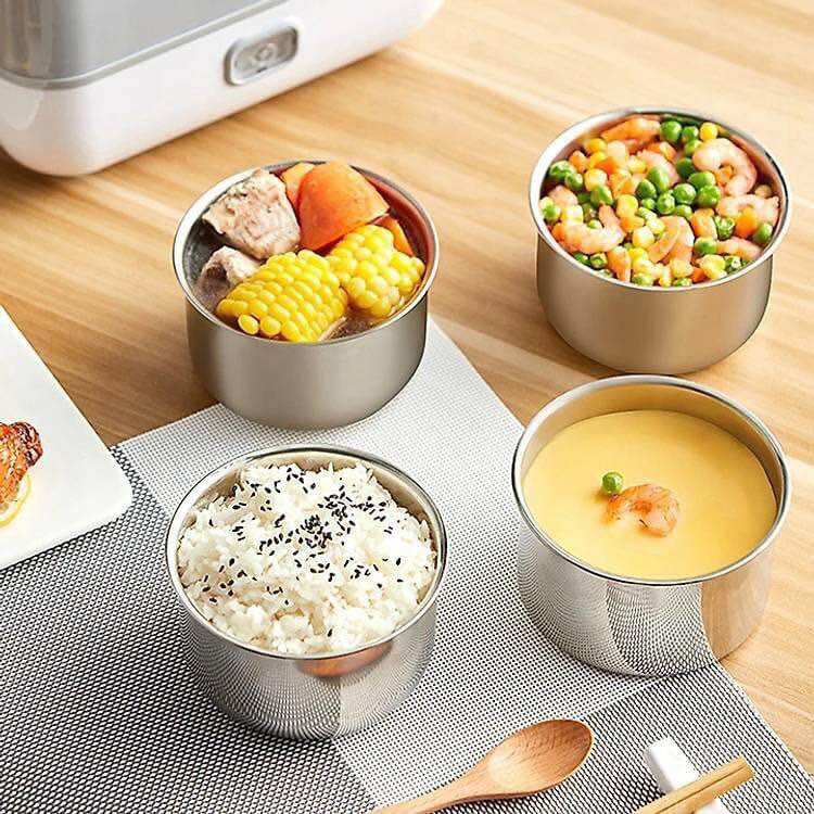 Hộp cơm cắm điện 4 ngăn tiện ích