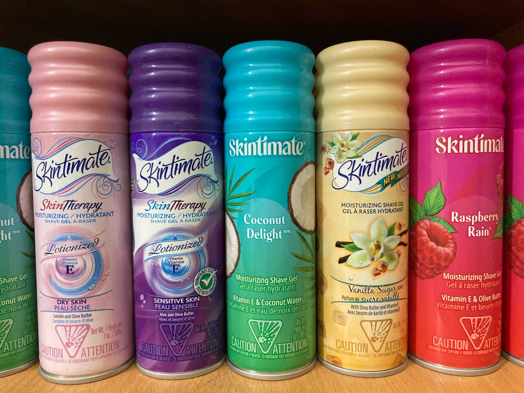 Kem cạo dạng bọt Skintimate da thường, khô, nhạy cảm