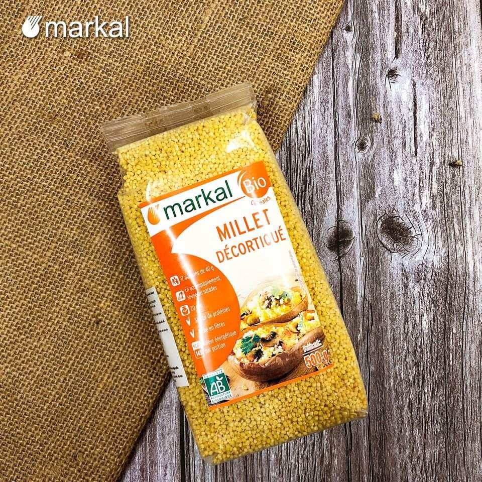 Hạt Kê Tách Vỏ Hữu Cơ Bio Markal 500g