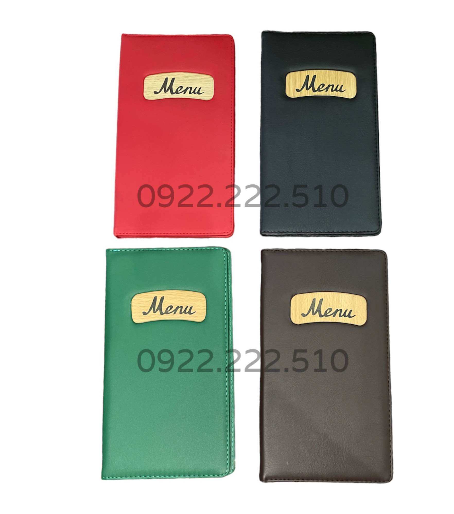 Leaf Leather Menu Cover (16X29Cm) 204/209