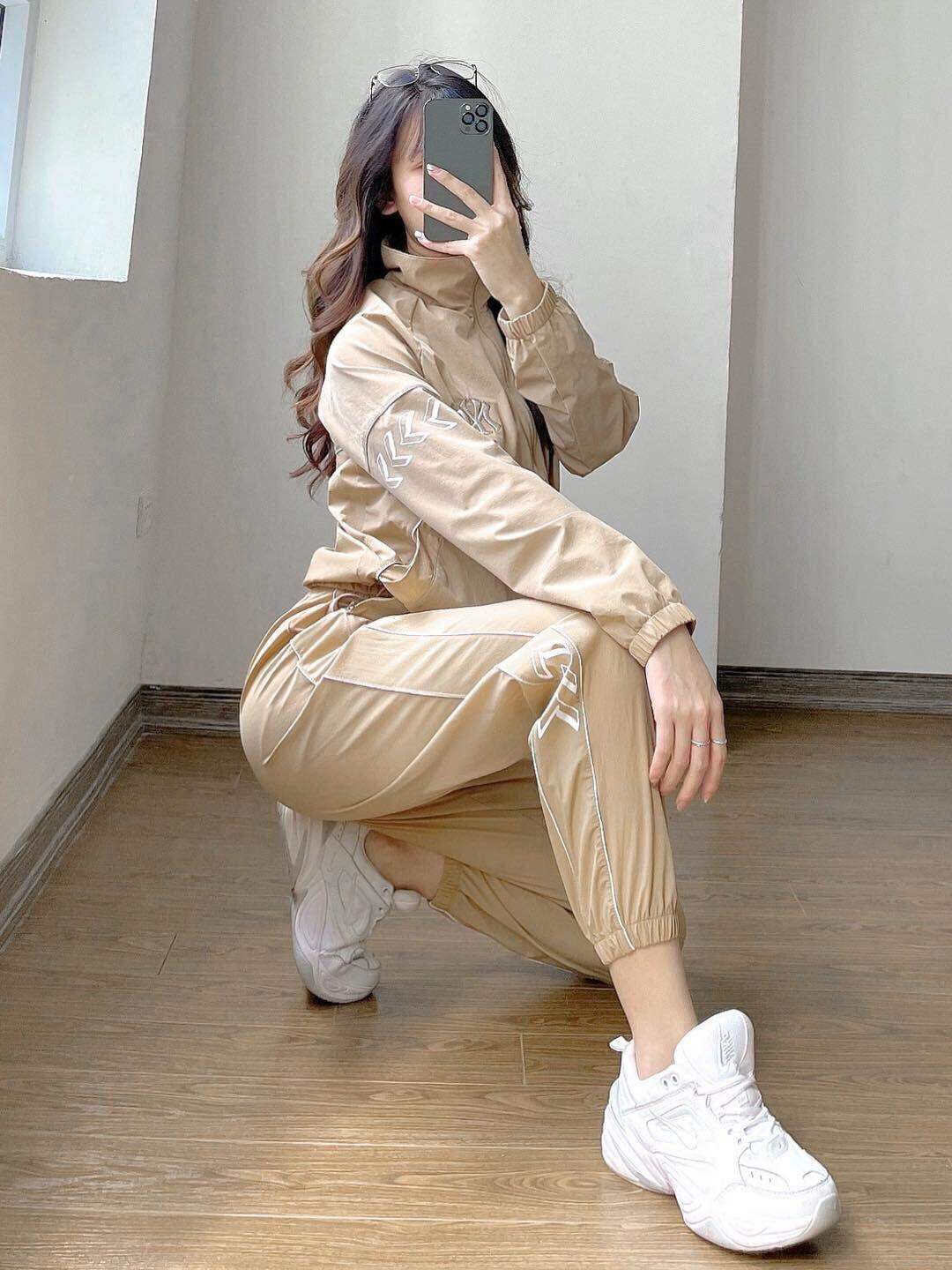 Bộ gió thể thao nữ NY cao cấp vải dư xịn co dãn