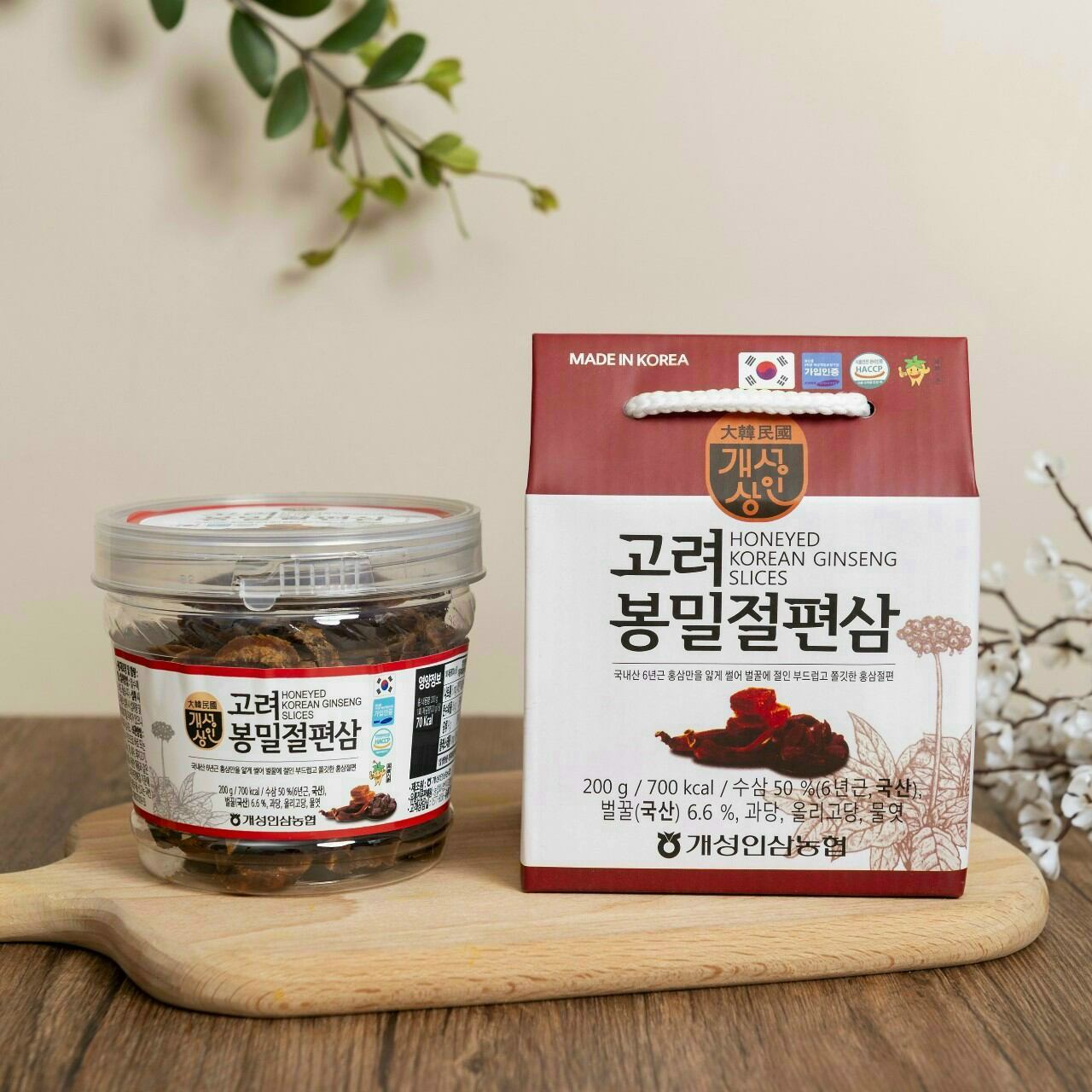 Sâm lát tẩm mật ong hàn quốc