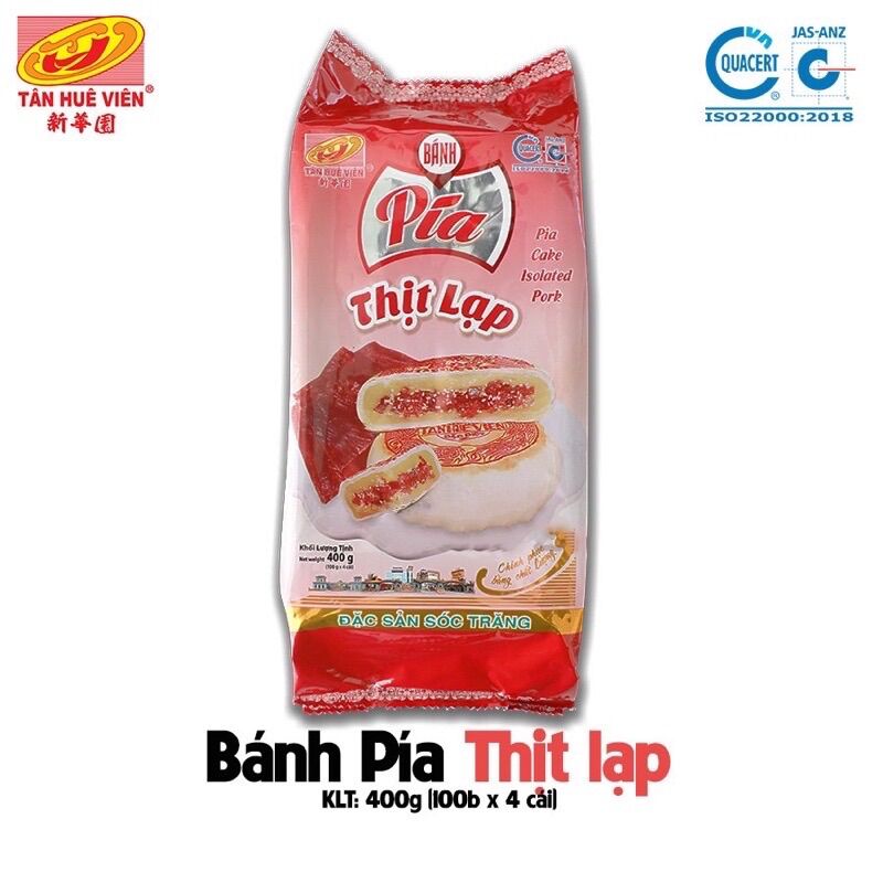 Bánh pía thịt lạp Tân Huê Viên