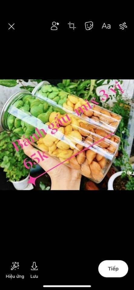bánh gấu mix 430g