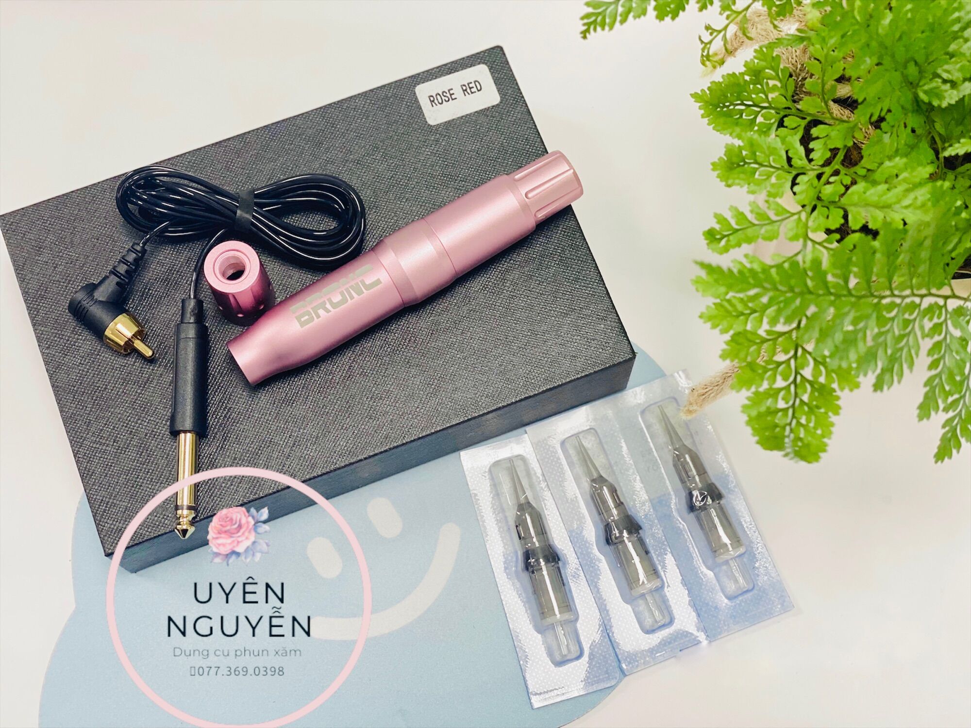 Máy Pen mini 2 đầu Bronc / Máy phun xăm Bronc