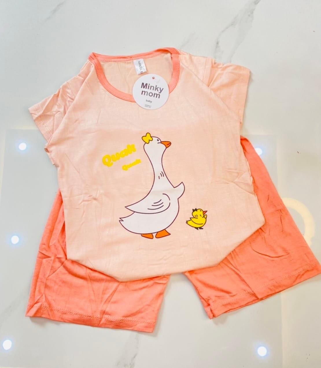 Bộ cộc tay Minky mom
