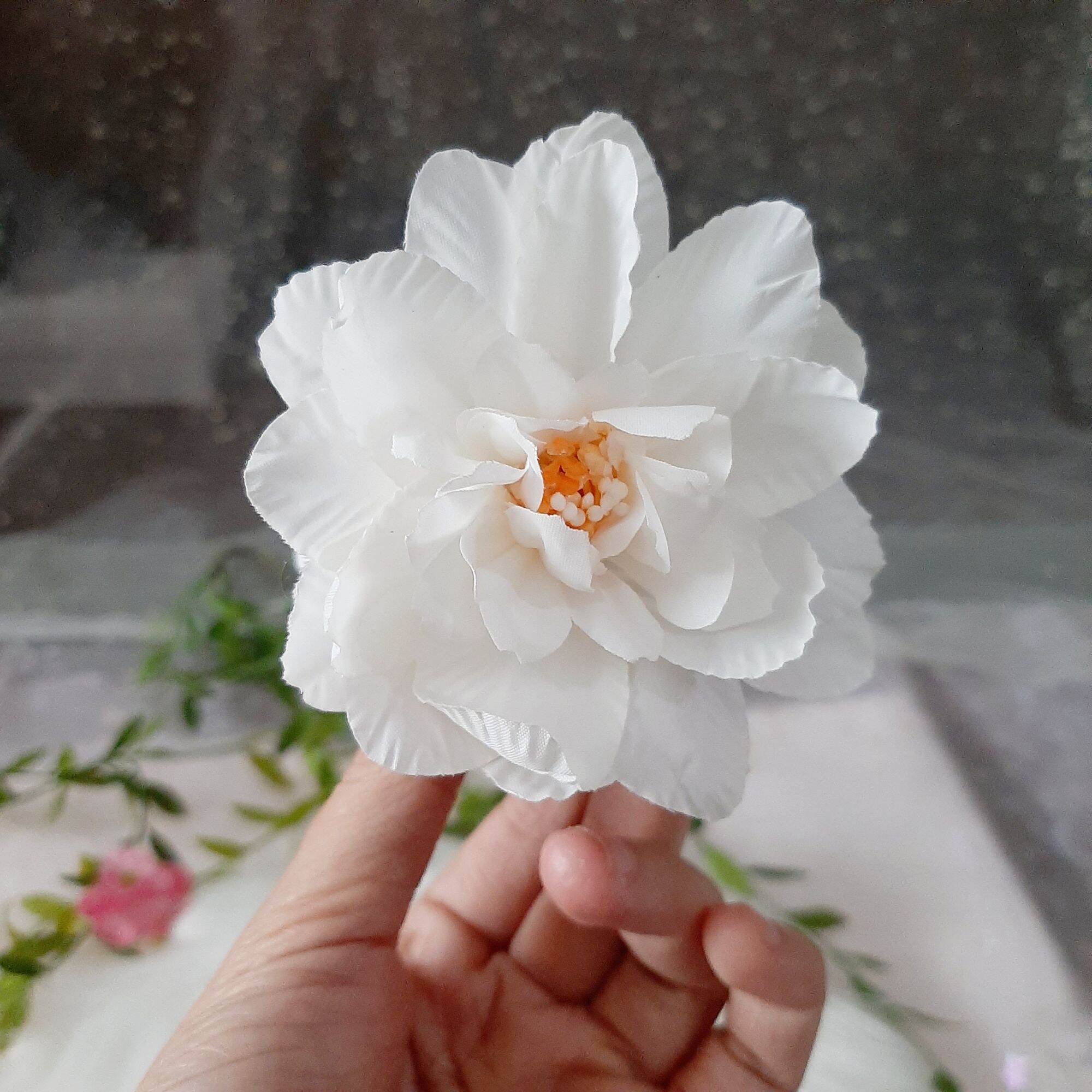 Kẹp tóc càng cua đính hoa
