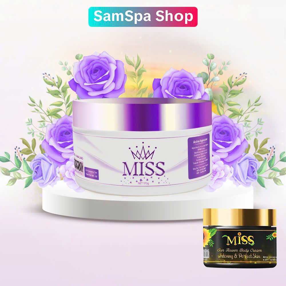 Kem Body Miss Thái Lan Dưỡng Trắng Makeup Chống Nắng Hũ Nhỏ 170g hũ lớn 400g.