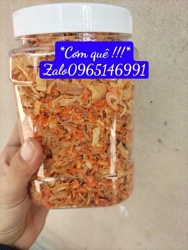 500g muối ruốc hành phi 58k