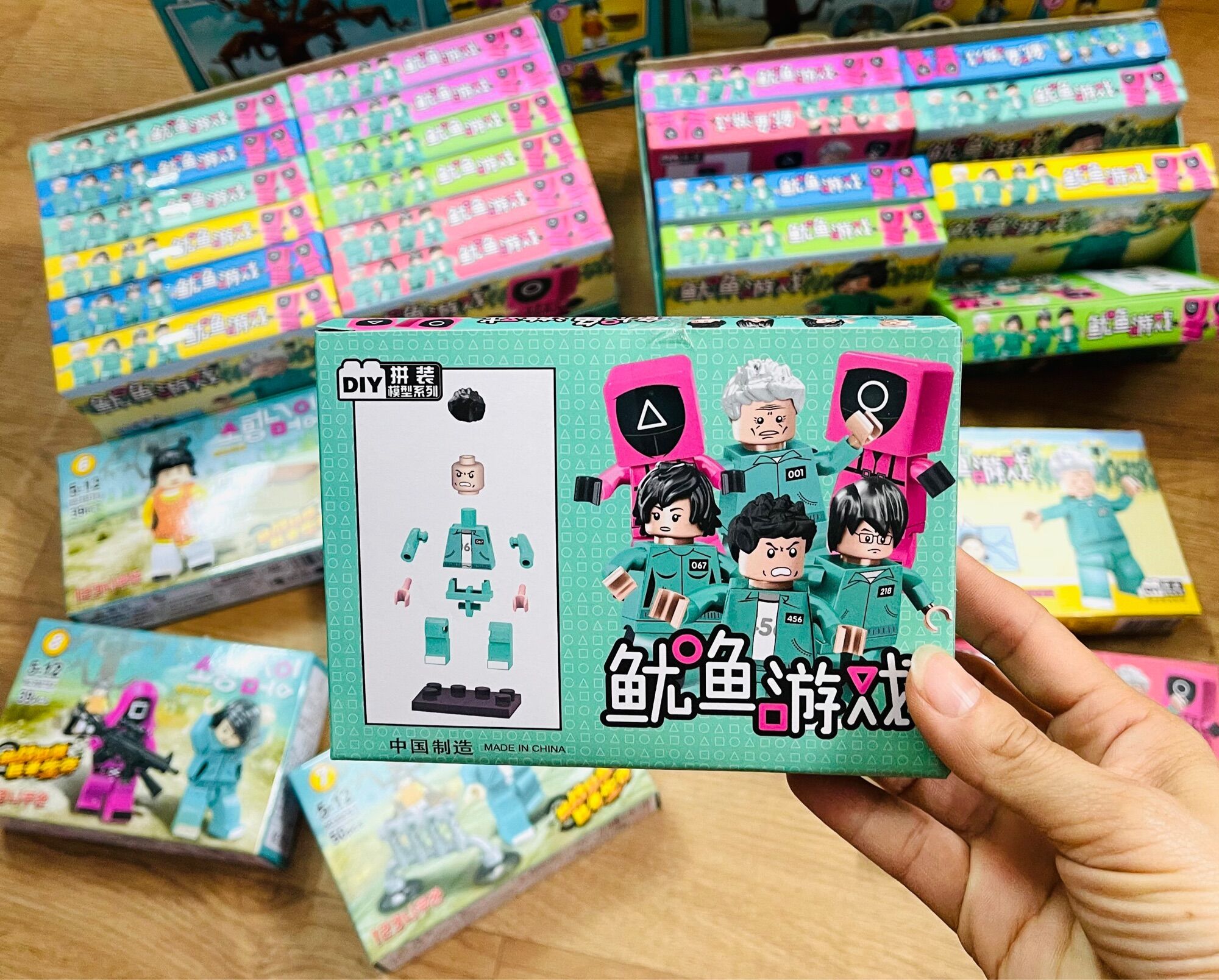 Lego lắp ghép SQUID Game con mực 2-8 hộp