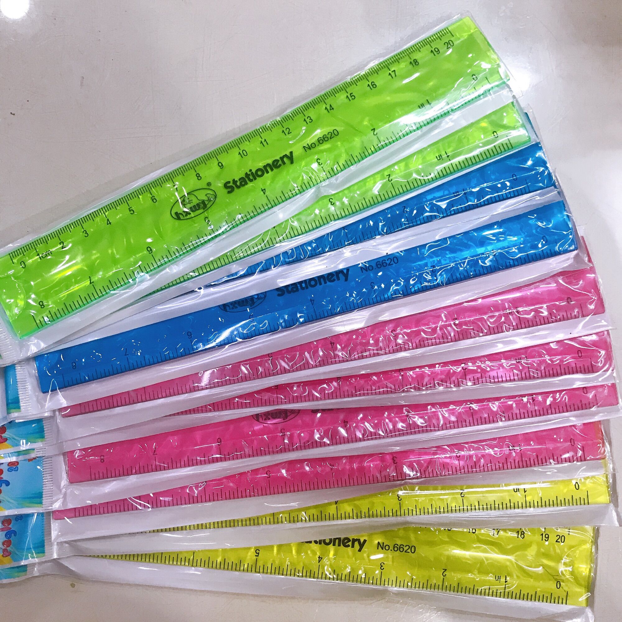 Lốc 10 cây thước dẻo pvc