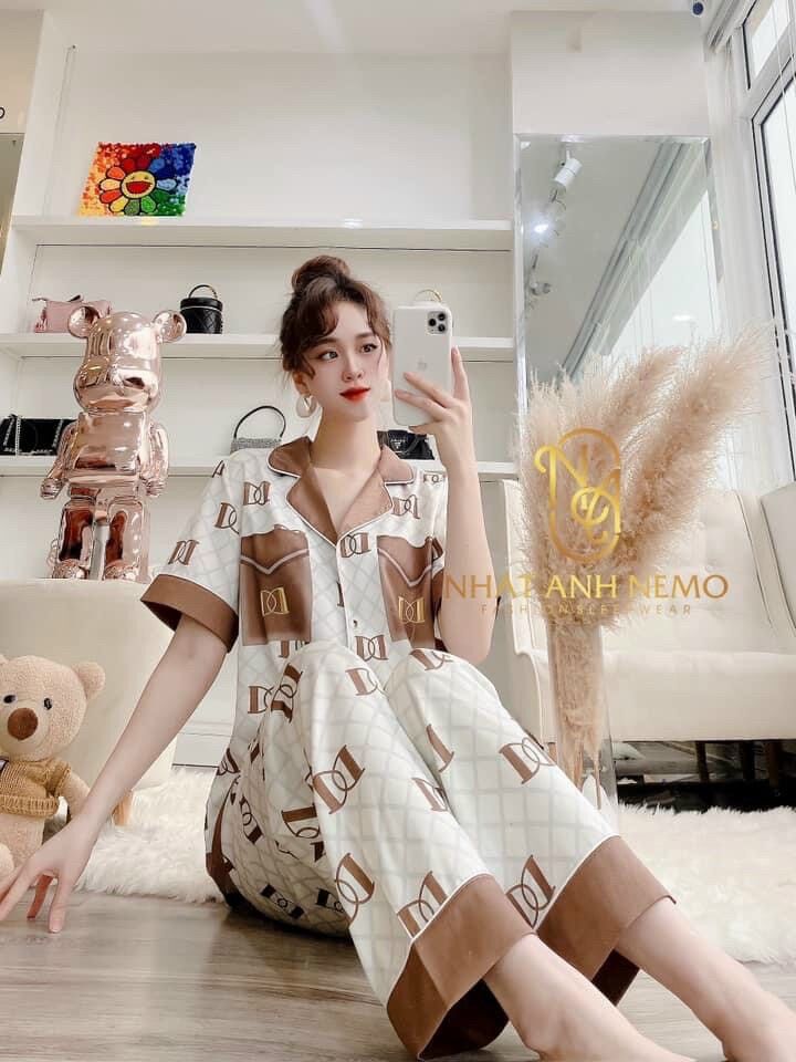 Bộ Pyjama Lụa QC Cao Cấp siêu sang siêu đẹp