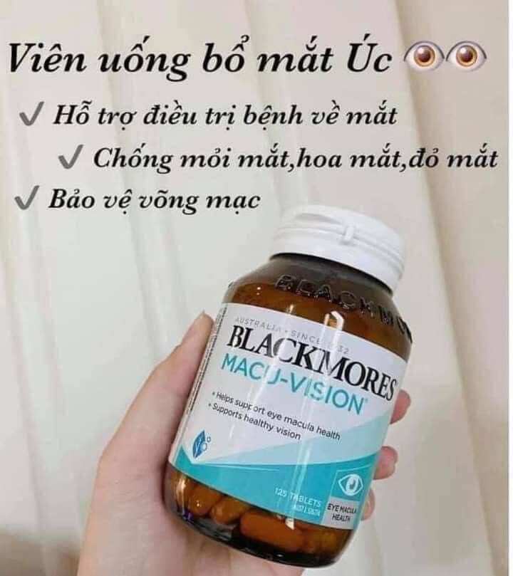Bổ mắt Blackmores Macu - Vision Úc 125 viên