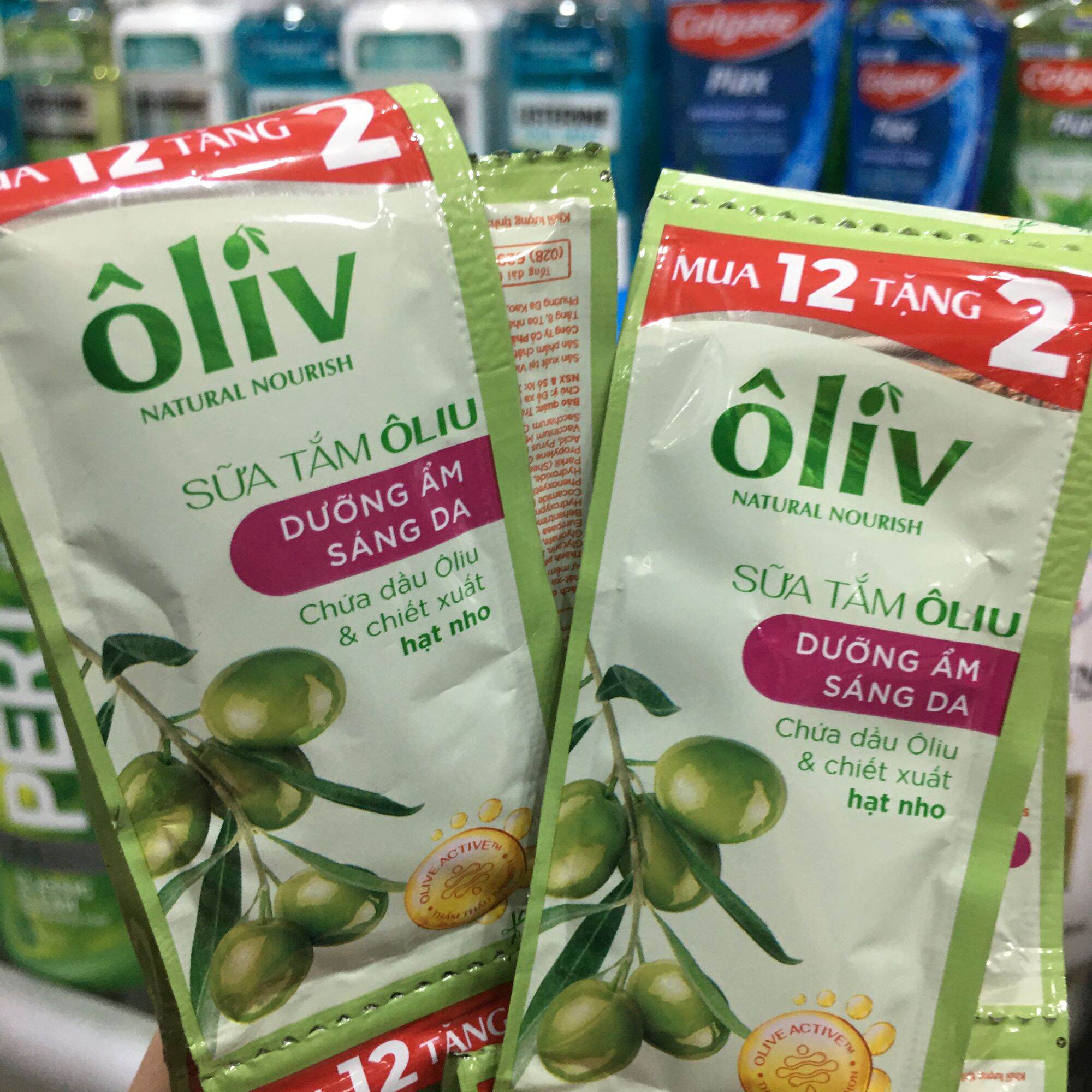 Sữa tắm ôliu Ôliv 5.8ml x 12 gói (đủ mùi)