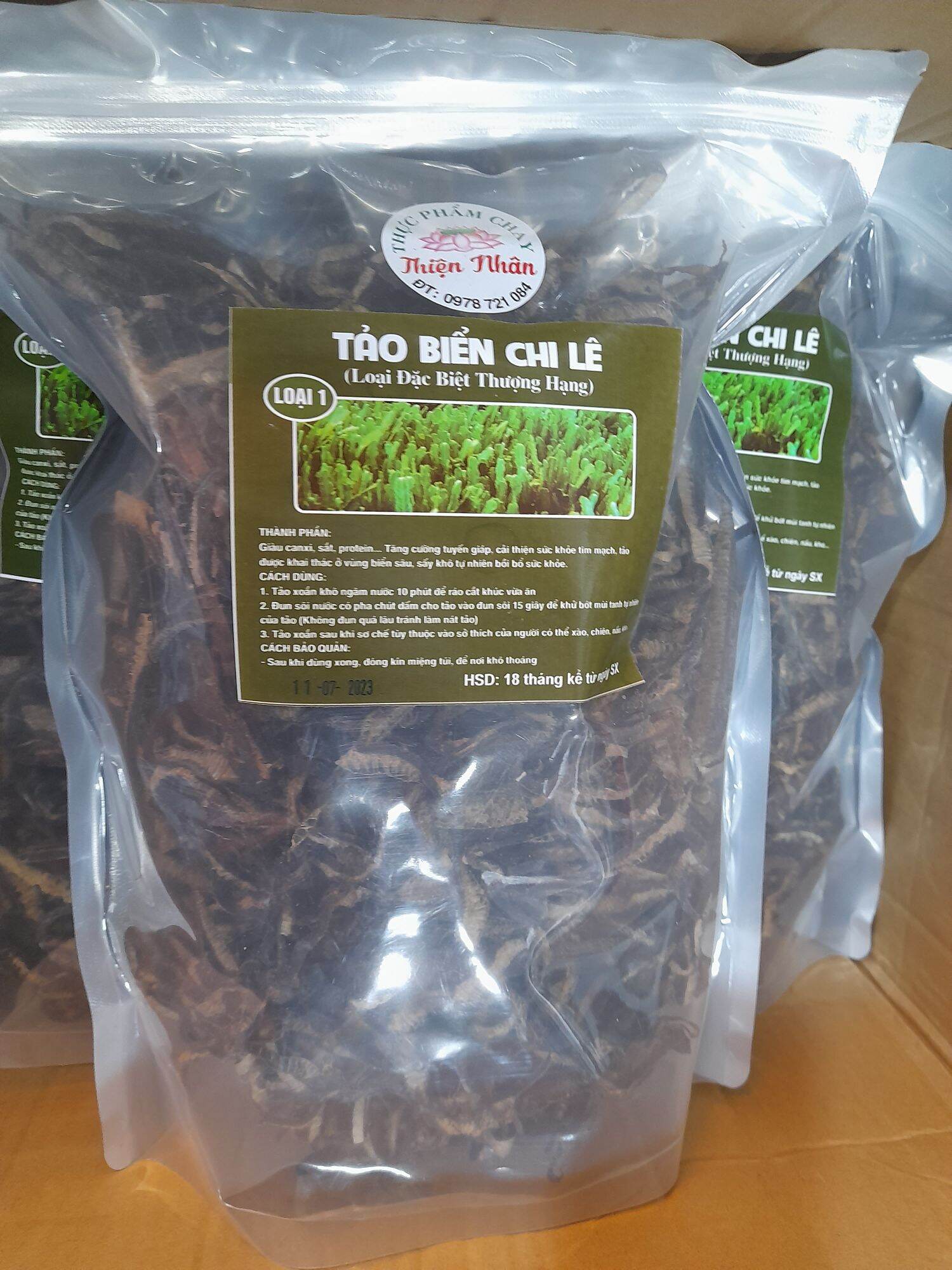 Tảo xoắn Chile gói 500g