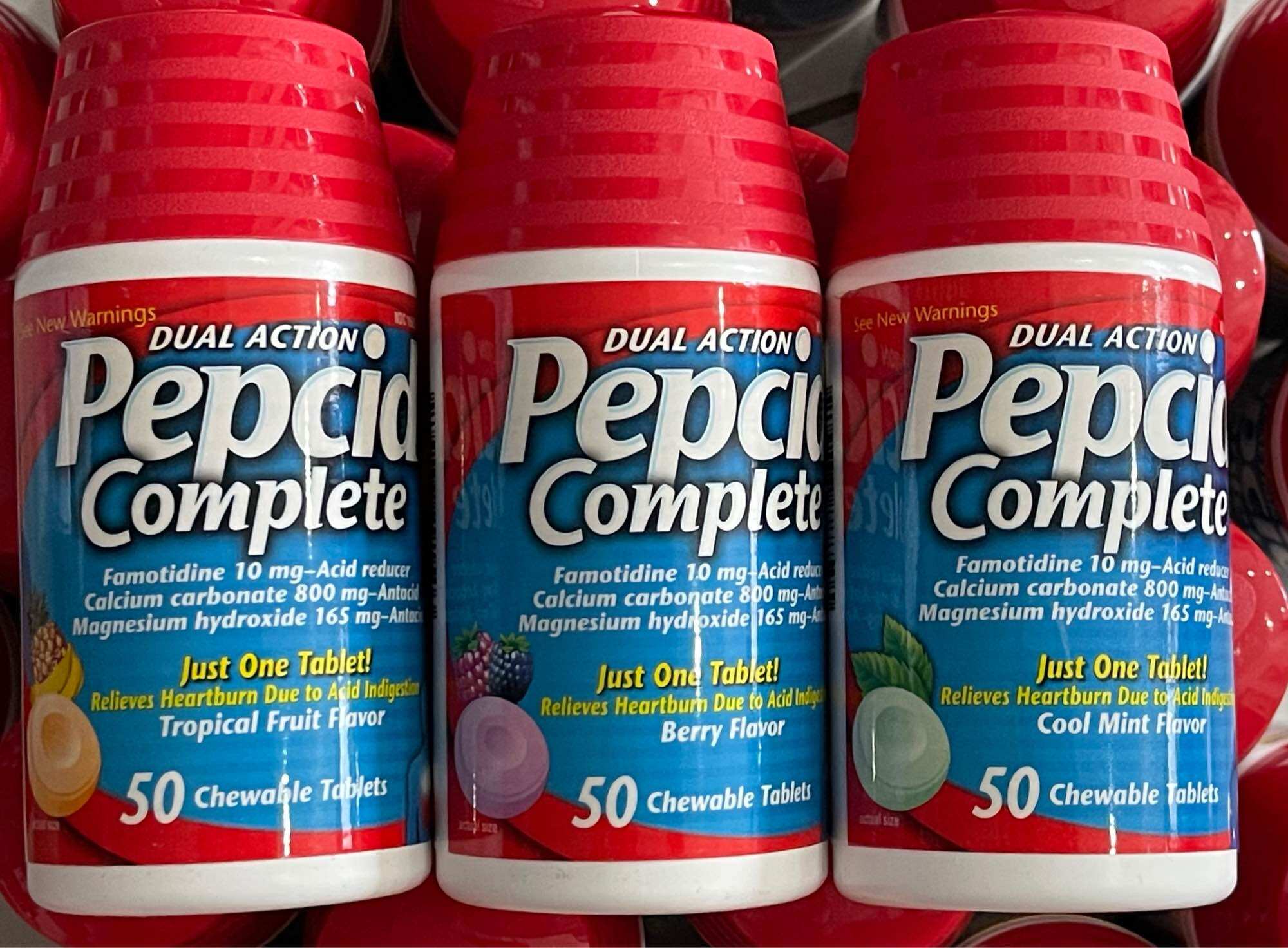 Date 1/2026 - viên nhai pepcid complete 50 viên của mỹ