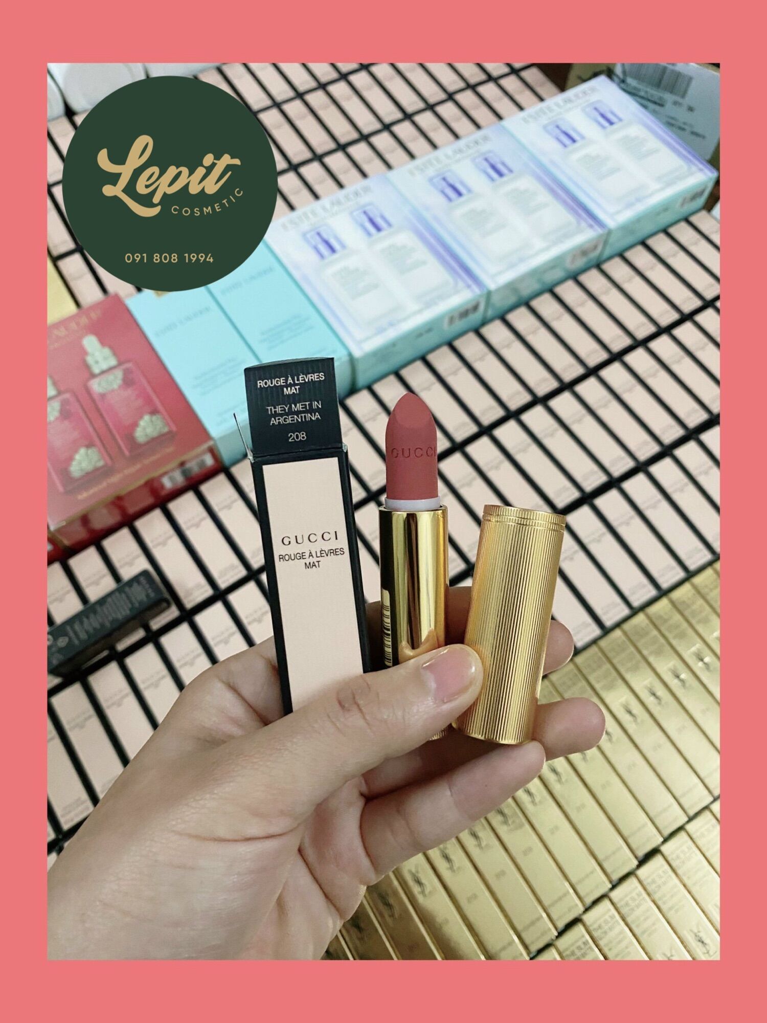 [Lepit Cosmetic] Son Gucci Rouge à Levres Satin, Matte