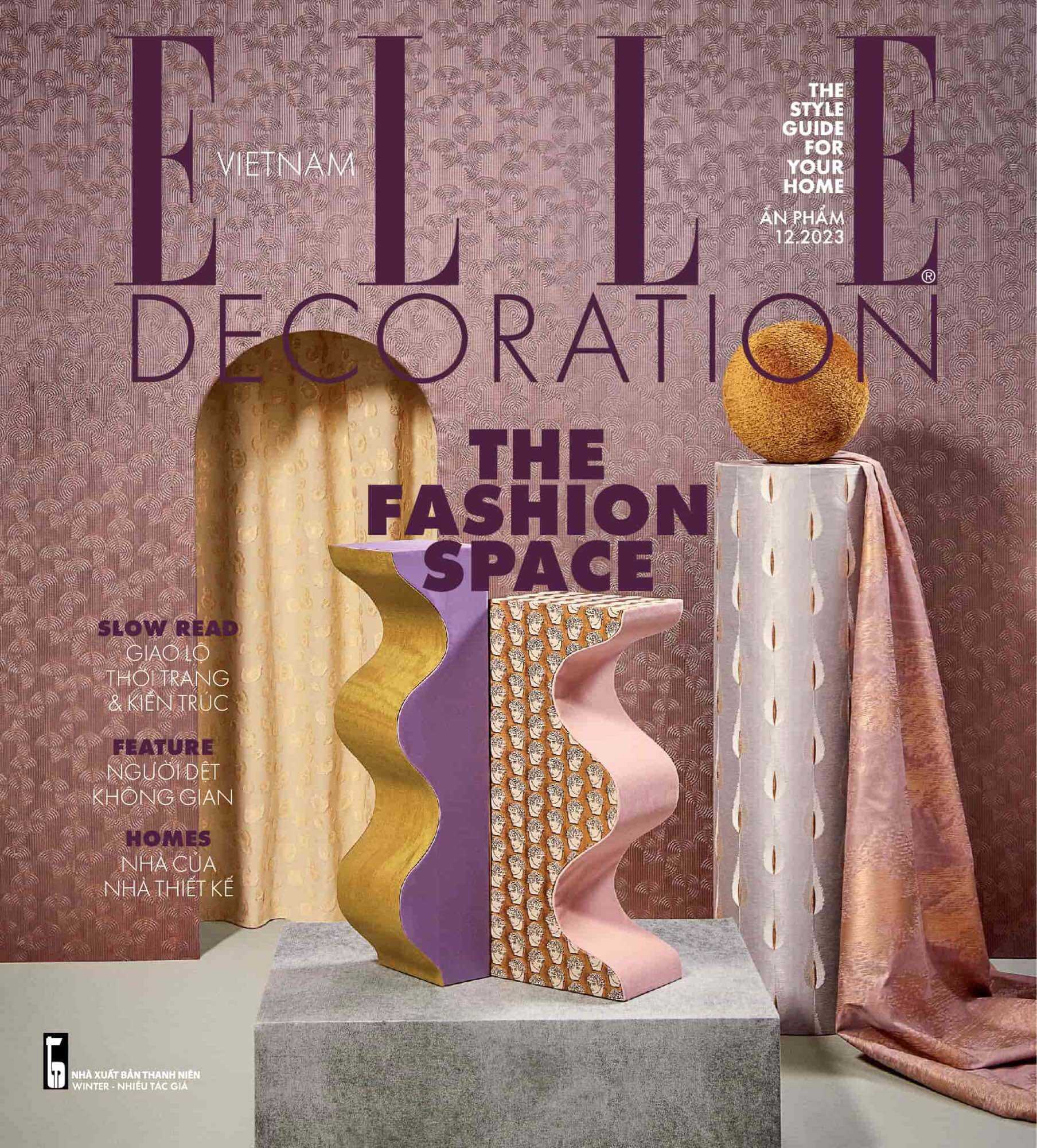 Tạp chí elle decoration tháng 12/2023 - the fashion space