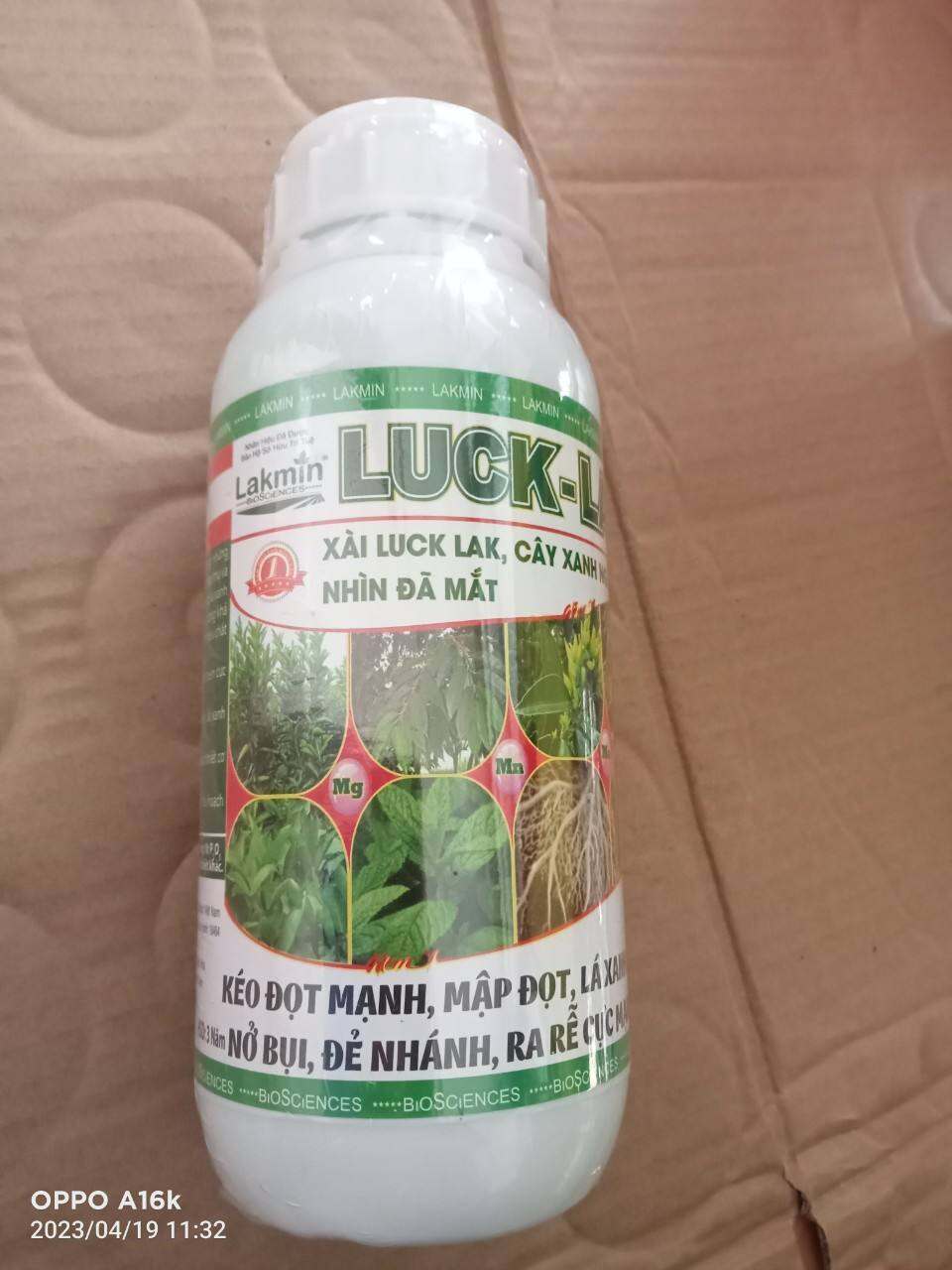 Phân bón lá đâm chồi vọt đọt Luck Lak