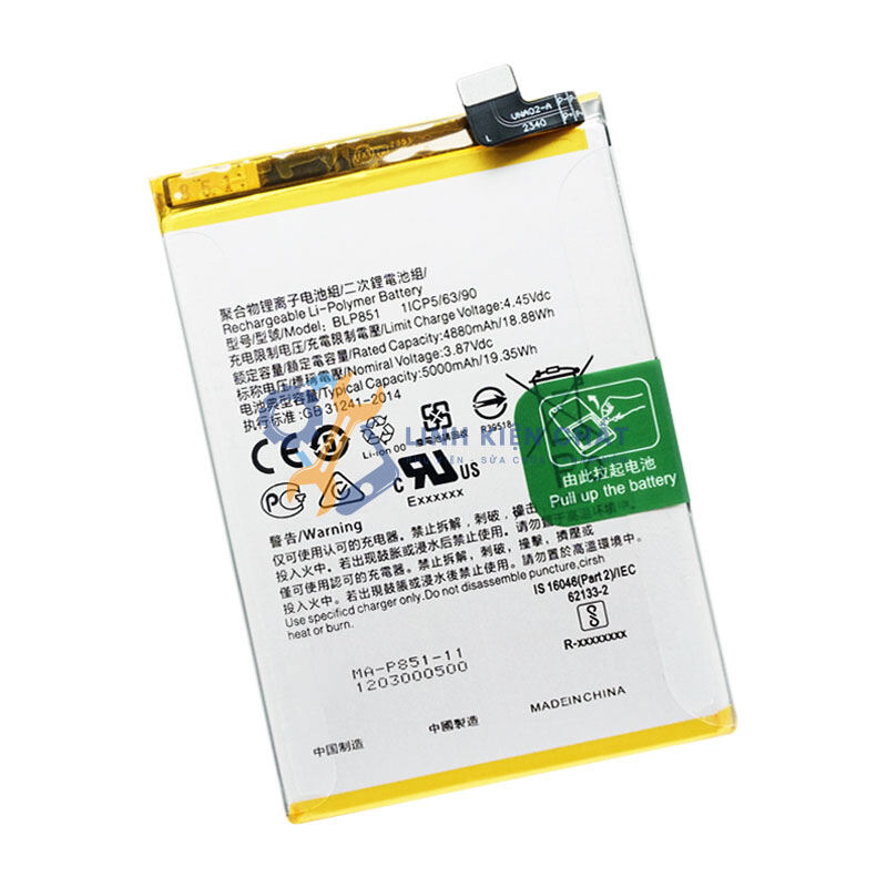 Pin cho điện thoại oppo a74 4g 5000mah zin