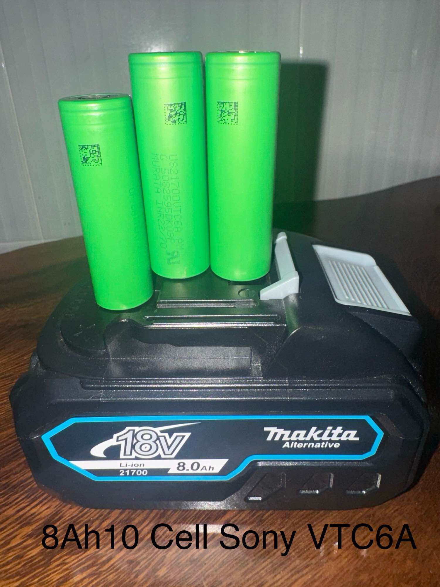Pin Makita 18v 8ah nhận sạc adapter