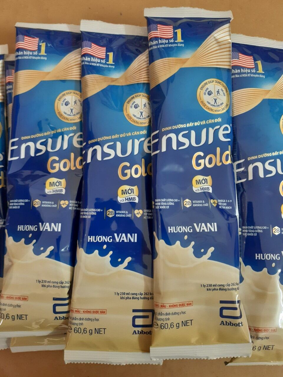 Gói dùng thử sữa Ensure Gold 60,6g