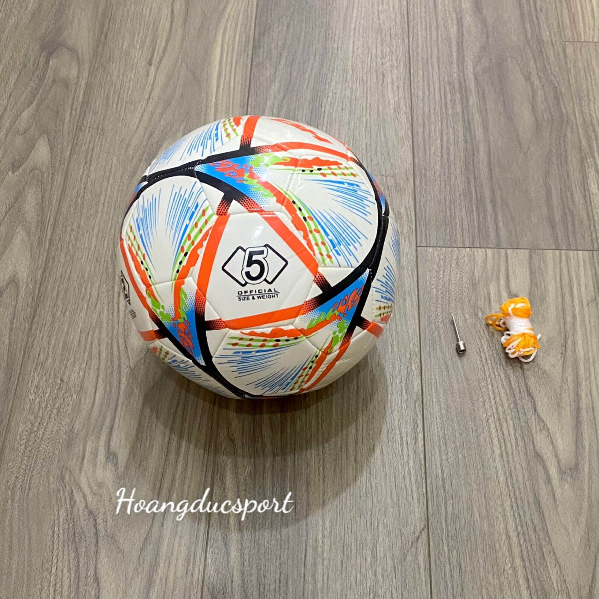 BÓNG ĐÁ SỐ 5 MẪU WORLD CUP (TẶNG TÚI LƯỚI+KIM BƠM)