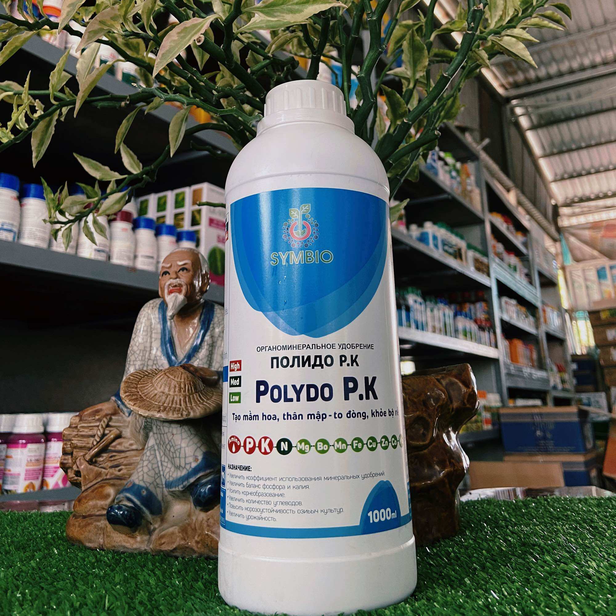 Phân bón sinh học polydo p.k của symbio