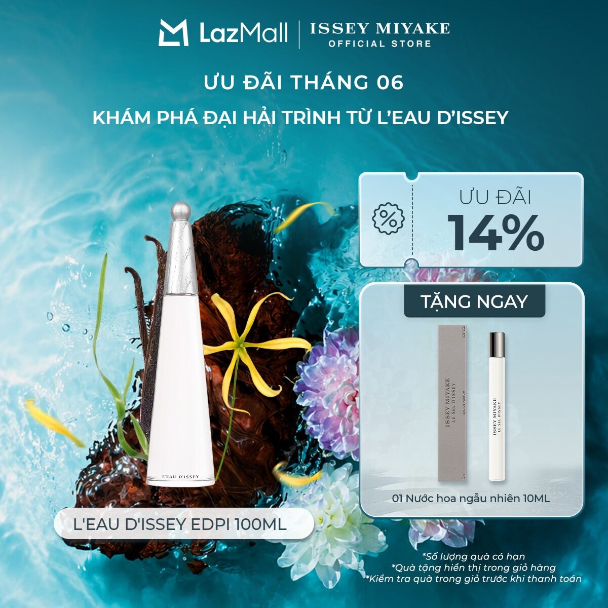 Nước hoa nữ Issey Miyake L'eau D'Issey Eau De Parfum Intense 100ml