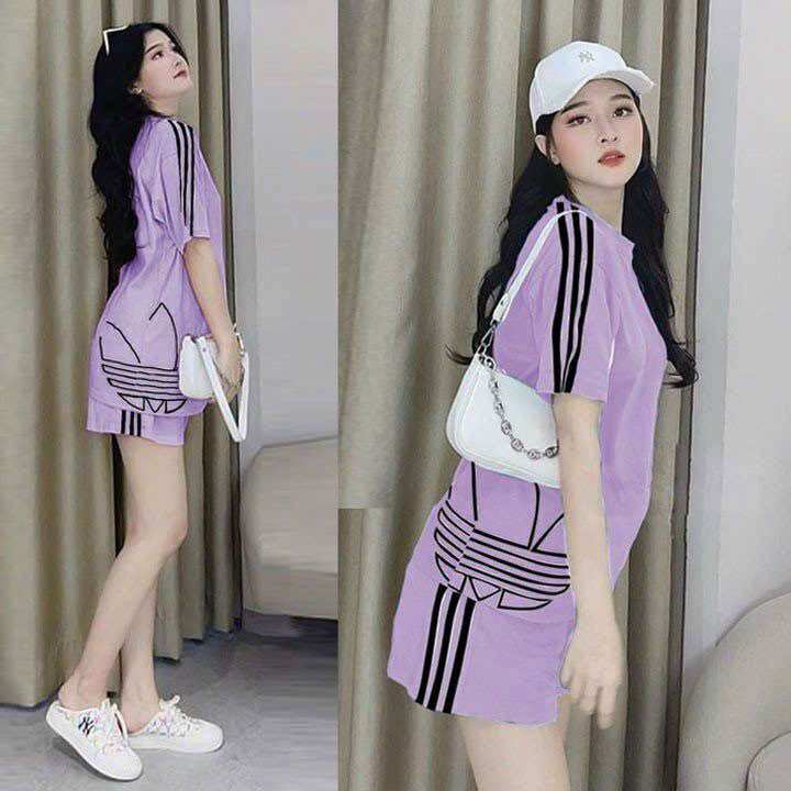 SÉT BỘ SHORT COTTON IN ADD CAO CẤP ( PHỐI 2,3 SỌC NGẪU NHIÊN)