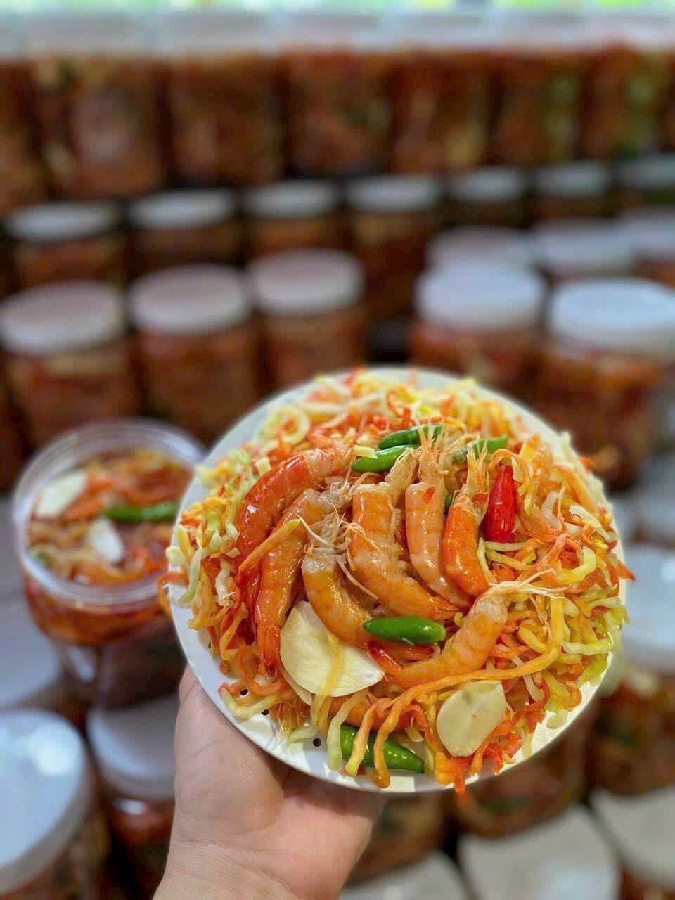 500g mắm tép đồng trộn đu đủ