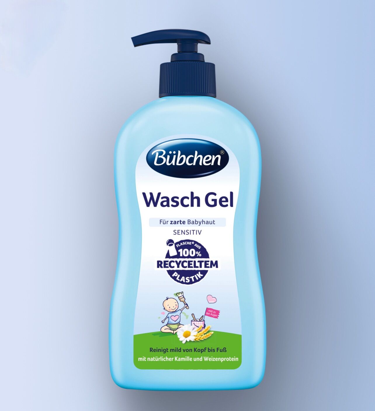 Sữa tắm không làm cay mắt bé từ sơ sinh Bubchen 400ML - Bill mua tại Đức