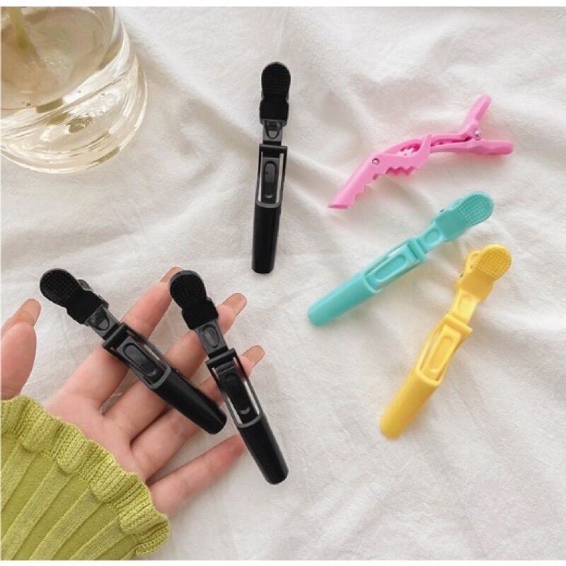 combo 5 chiếc kẹp mỏ vịt, kẹp cá sấu, kẹp tóc cố định