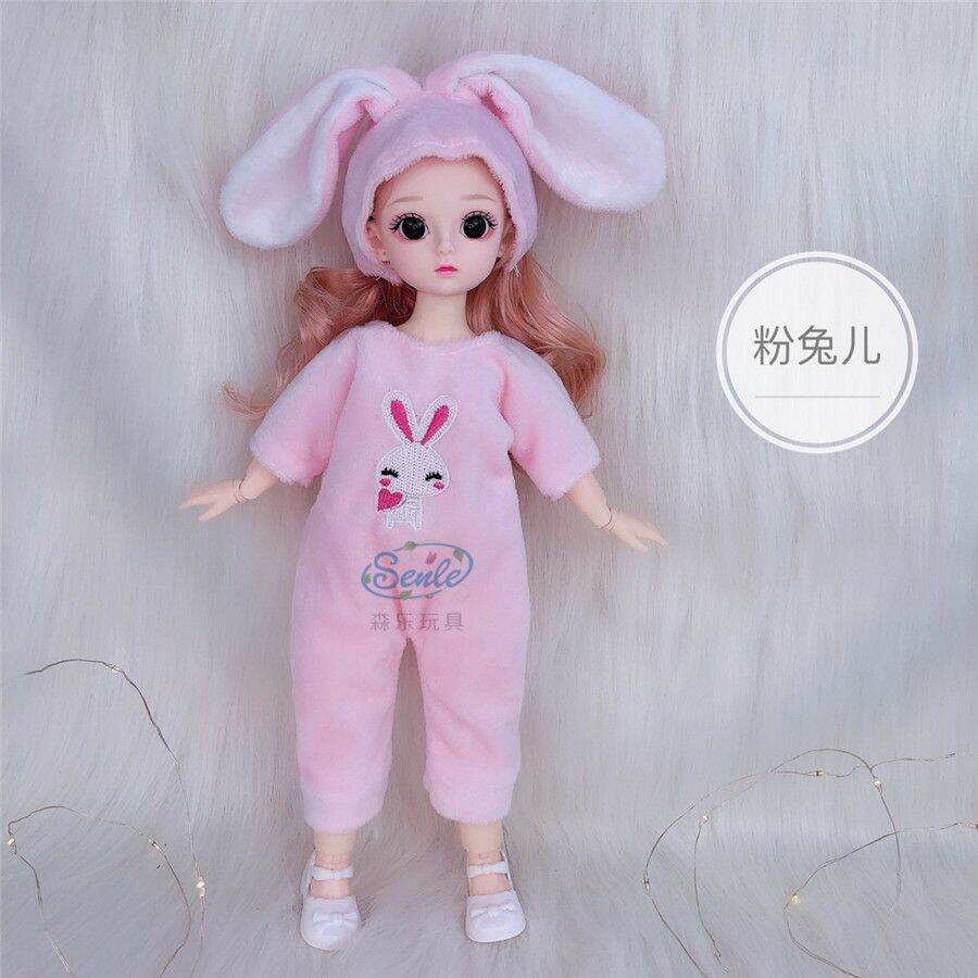 Búp bê barbie bjd thỏ cao 30cm xinh xắn đáng yêu