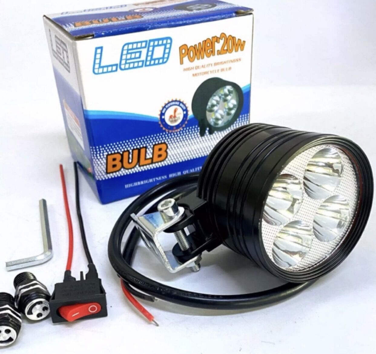Đèn trợ sáng L4 full phụ kiện - độ sáng tốt - chất lượng cao