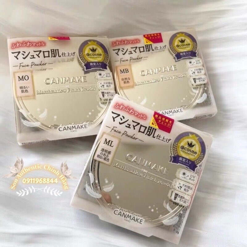 (New 2022 +Bill) Phấn phủ Canmake Marshmallow Finish Powder