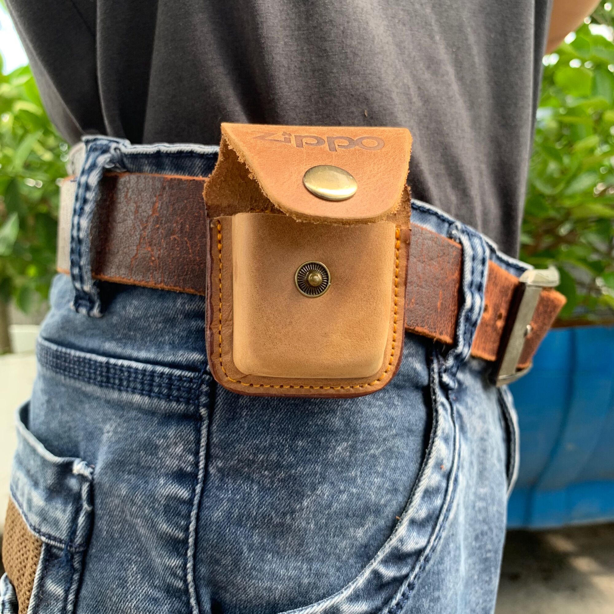 [HCM]Bao Da Bật Lửa Zippo Chuyên Dụng | TRAN LEATHER