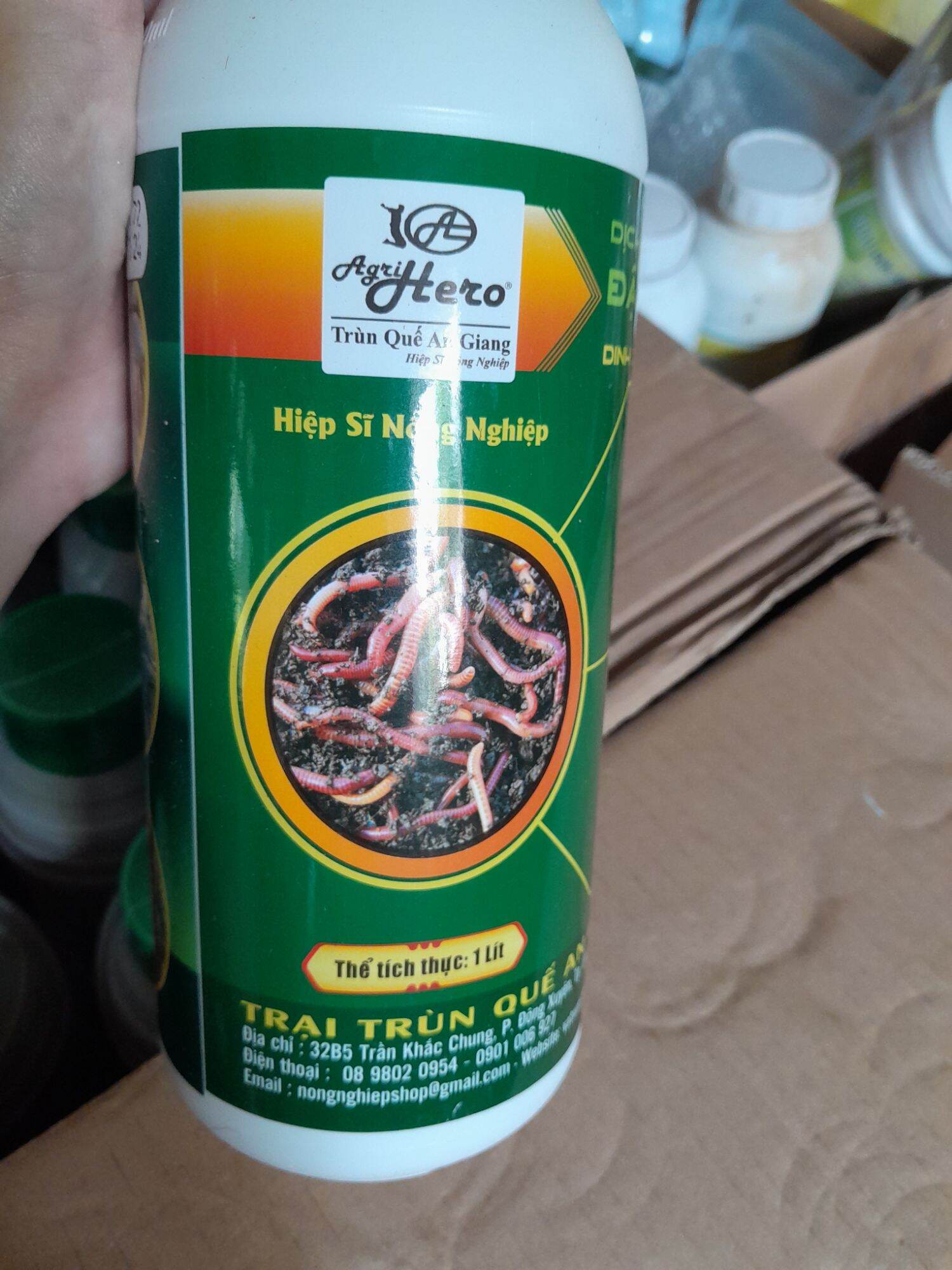 [Chai 1 lít] Dịch trùn quế Eel Q đậm đặc cho lươn, ba ba, cá
