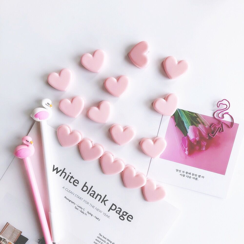 COMBO 2 CHIẾC KẸP GIẤY HÌNH TRÁI TIM