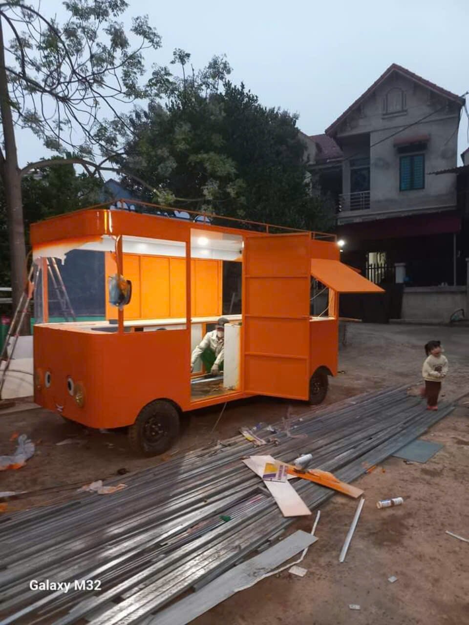 quầy bán hàng di động, quầy cafe gấp gọn,xe bán hàng lưu động